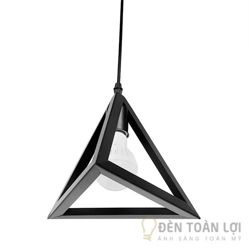 Đèn thả bóng LED lòng kim tự tháp trang trí