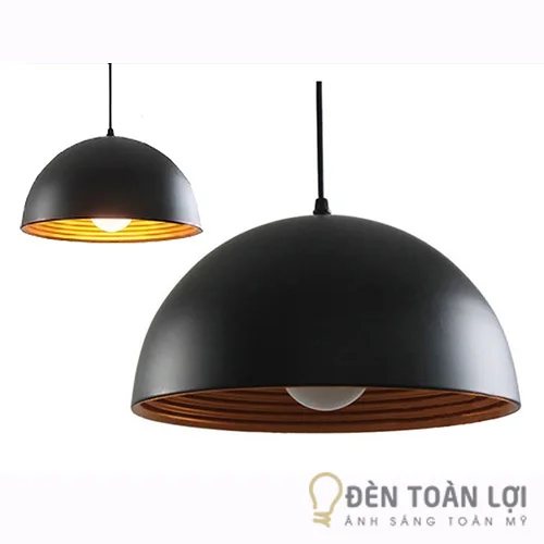 Đèn thả trang trí nửa quả cầu