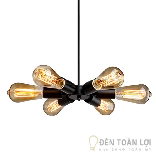 Đèn thả bộ 6 bóng Edison