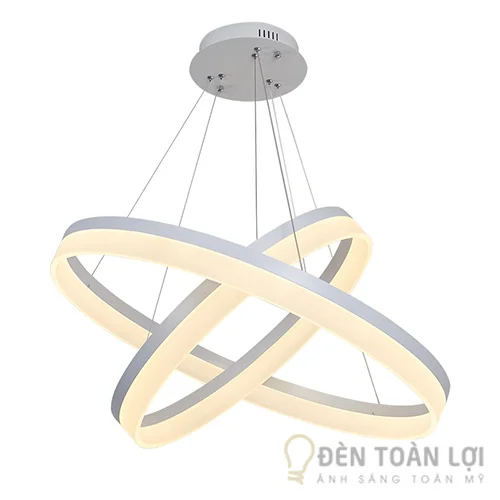 Đèn thả hai vòng tròn LED lồng nhau