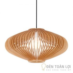 Đèn gỗ: Mẫu đèn gỗ trang trí hình lồng đèn