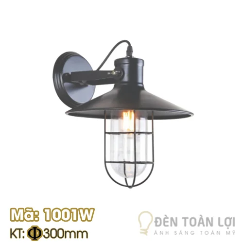 Đèn Vách Long Sắt Bóng Edison Trang Trí