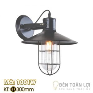 Đèn vách lồng sắt bóng Edison trang trí