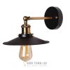 Đèn vách đĩa bay phi 22cm bóng Edison trang trí vách quán cafe 1