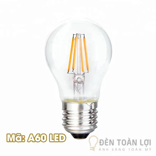 Mẫu đèn LED A60 Edison siêu sáng