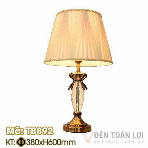 Đèn ngủ màu đen trang trí TB892