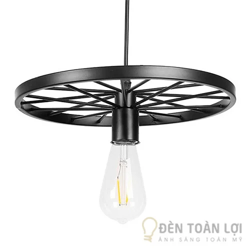 Đèn thả hình bánh xe một bông