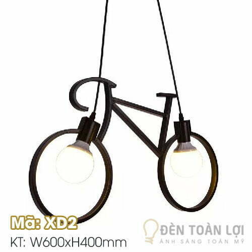 Đèn thả hình xe đạp XD2 trong danh mục đèn thả trang trí