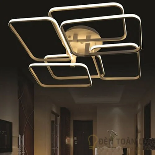 Đèn ốp trần màu đen LED sang trọng
