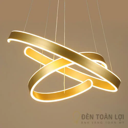 Đèn thả TL-005 với 2 vòng tròn khuyết