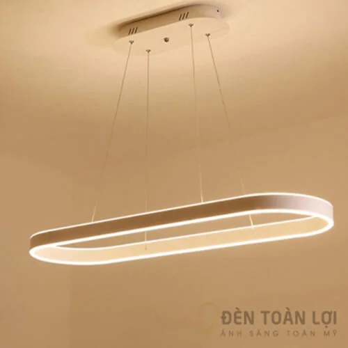 Đèn thả màu đen hiện đại cho hồ mini