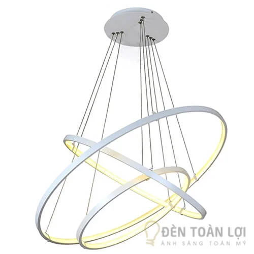 Đèn thả trang trí TL-001 với 3 vòng tròn đan xen