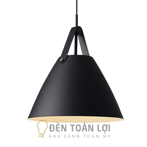 Đèn thả màu đen đơn giản cho phòng ăn