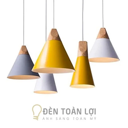 Đèn thả màu đen trang trí Spa