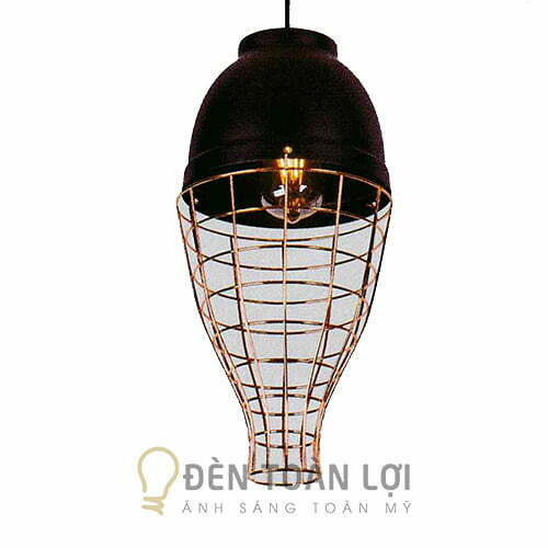 Đèn thả màu đen Long Sat
