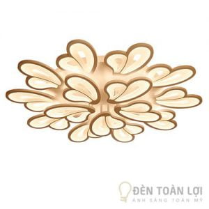 Đèn Ốp Trần Mẫu đèn mâm ốp trần 15 cánh bướm trang trí nhà hàng
