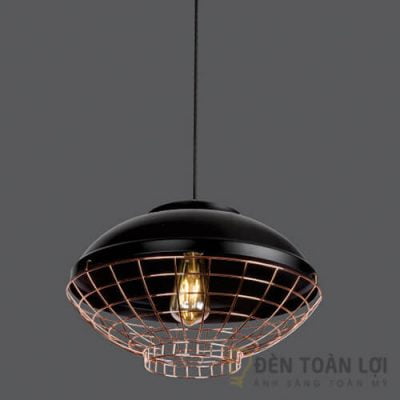 Đèn thả chao đen lưới đồng TQ 621/A trong danh mục đèn thả trang trí