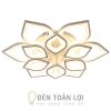 Đèn ốp trần Mẫu đèn mâm ốp trần 12 cánh sen trang trí phòng hội nghị