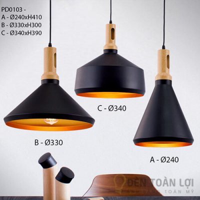 Đèn thả Mẫu đèn Decor nghệ thuật cho chủ shop cafe, thời trang