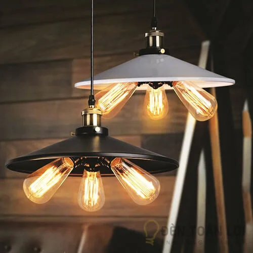 Đèn thả: Mẫu đèn thả hiện đại 3 bóng led sử dụng cho quán cafe TPHCM