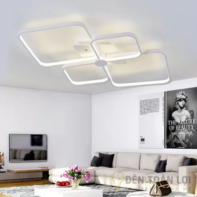 Đèn Ốp Trần Mẫu đèn led hiện đại trang trí nhà hàng sang trọng