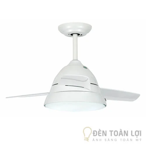 Đèn quạt trần màu đen LED