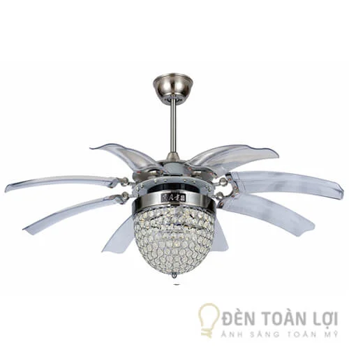 Đèn Quạt Trần Màu Đen