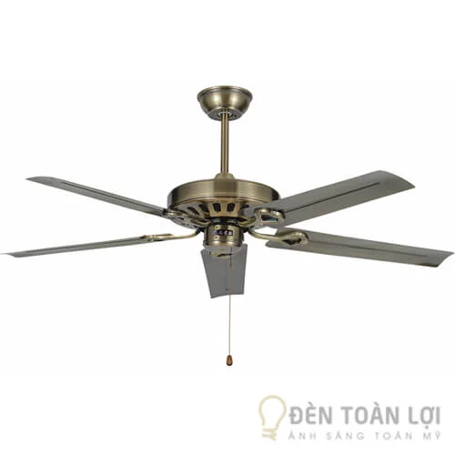 Đèn Quạt Trần 5 Cánh Sắt