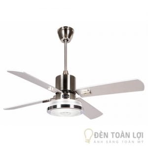 Đèn Quạt Trần Mẫu quạt trần 4 cánh gỗ màu satin trang trí