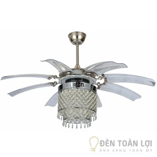 Đèn quạt trần trang trí phòng khách