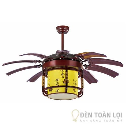 Đèn quạt trần Màu Quạt Long
