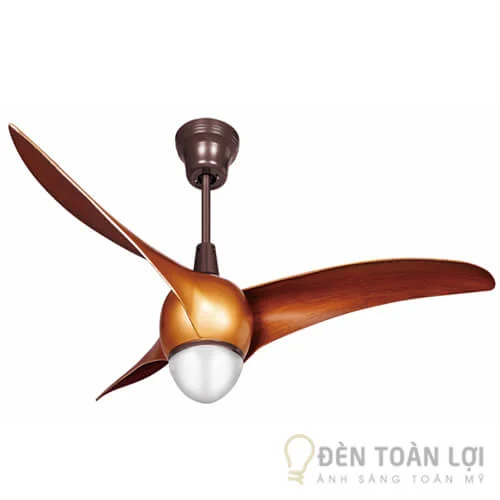 Đèn quạt trần 3 cánh ABS động cơ biến tần
