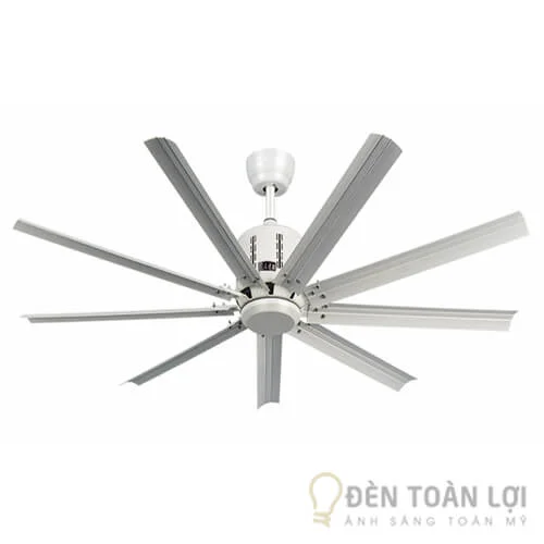 Đèn Quạt Trần 9 Cánh Màu Trắng