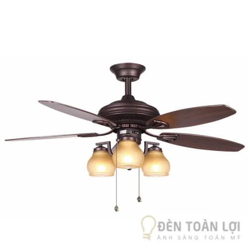 Đèn Quạt Trần Kiểu Pháp Có Bóng LED