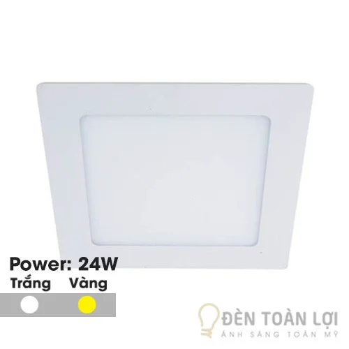 đèn âm trần led siêu mỏng 24w vuông giá rẻ