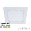 Đèn Âm Trần: Mẫu đèn led âm trần siêu mỏng 6W vuông
