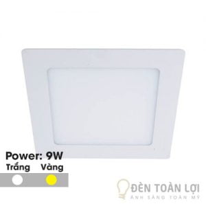 Đèn Âm Trần: Mẫu đèn led âm trần siêu mỏng 9W vuông
