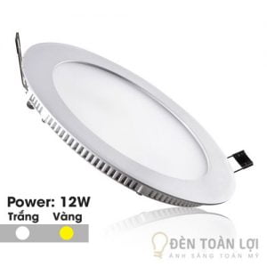 Đèn Âm Trần Mẫu đèn led âm trần siêu mỏng 12W