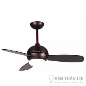 Đèn Quạt Trần Mẫu quạt trần 3 cánh Bento gỗ phong cách hiện đại