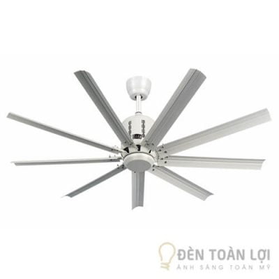 Quạt trần 9 cánh trắng làm mát phòng rộng trong danh mục đèn quạt trần