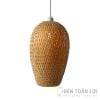 Đèn mây tre lồng đèn hình bình hoa