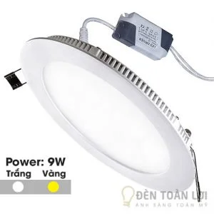 Đèn-Âm-Trần-Mẫu-đèn-led-âm-trần-siêu-mỏng-9W-tròn---Đèn-Toàn-Lợi