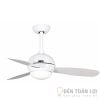 Đèn Quạt Trần Mẫu quạt trần 3 cánh gỗ Bento màu trắng tinh khiết
