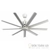 Đèn Quạt Trần Mẫu quạt trần 9 cánh màu trắng dùng làm mát và trang trí
