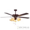 Đèn Quạt Trần Mẫu quạt trần kiểu đèn chùm trang trí giá rẻ