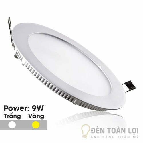 Đèn LED âm trần siêu mỏng 9W tròn