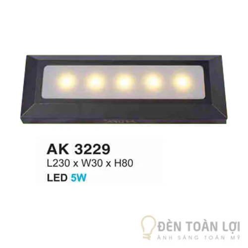 Đèn cầu thang LED 5W Bậc thang AK-3229