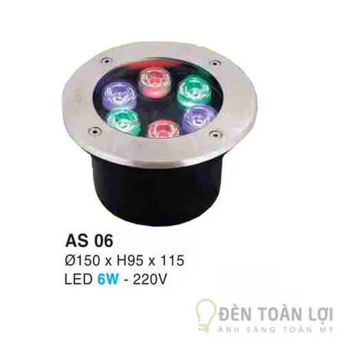 Đèn sàn LED đổi màu Hufa 06 6W