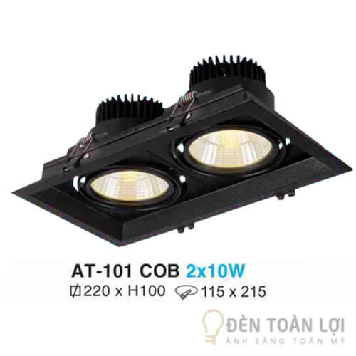 Đèn trần màu đen LED cho văn phòng