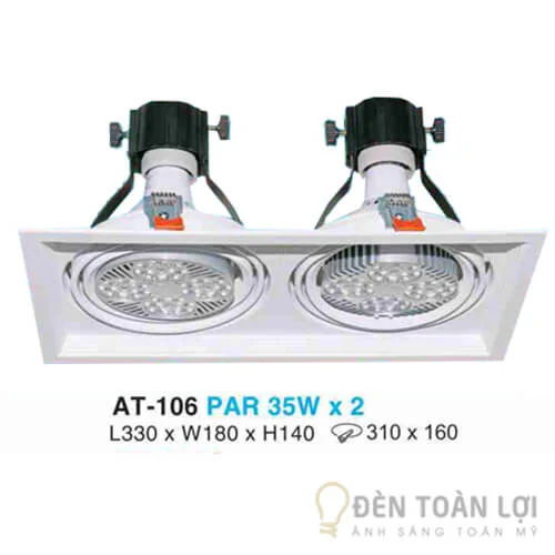 Đèn trần màu đen LED chiếu sáng dùng cho khách sạn